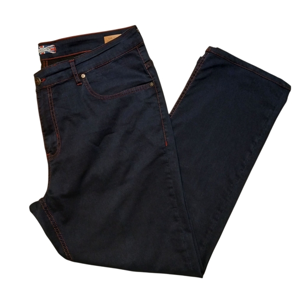 7 Downie St. Chelsea Mid-Rise Straight Leg Stretch Jeans - Picture 1 of 9